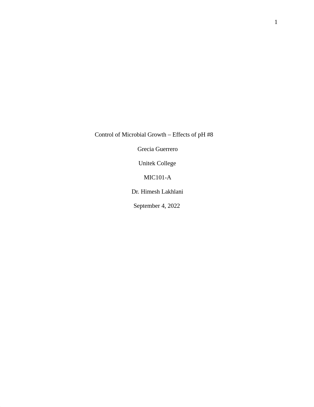 Lab Report #9- Microbial Growth - Effects of pH.docx_dys6smb6pr7_page1