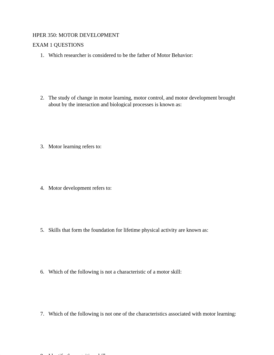 Motor Development Exam 1 Questions.docx_dys9msbhmjo_page1