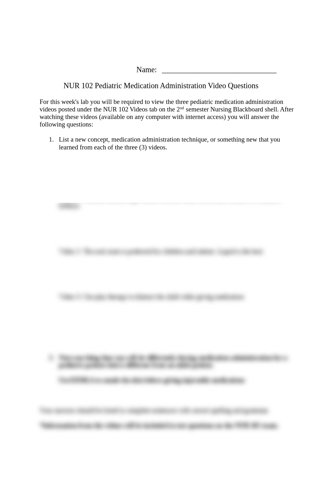 NUR 102 Pediatric Medication Video Questions -1(1).docx_dysfi01mw6o_page1
