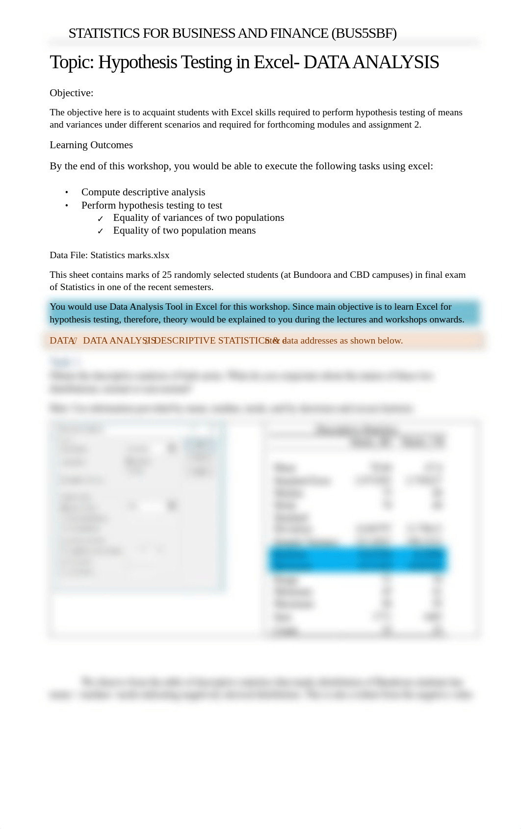 Hypothesis Testing in Excel- DATA ANALYSIS TOOL.pdf_dyslsfauqfd_page1