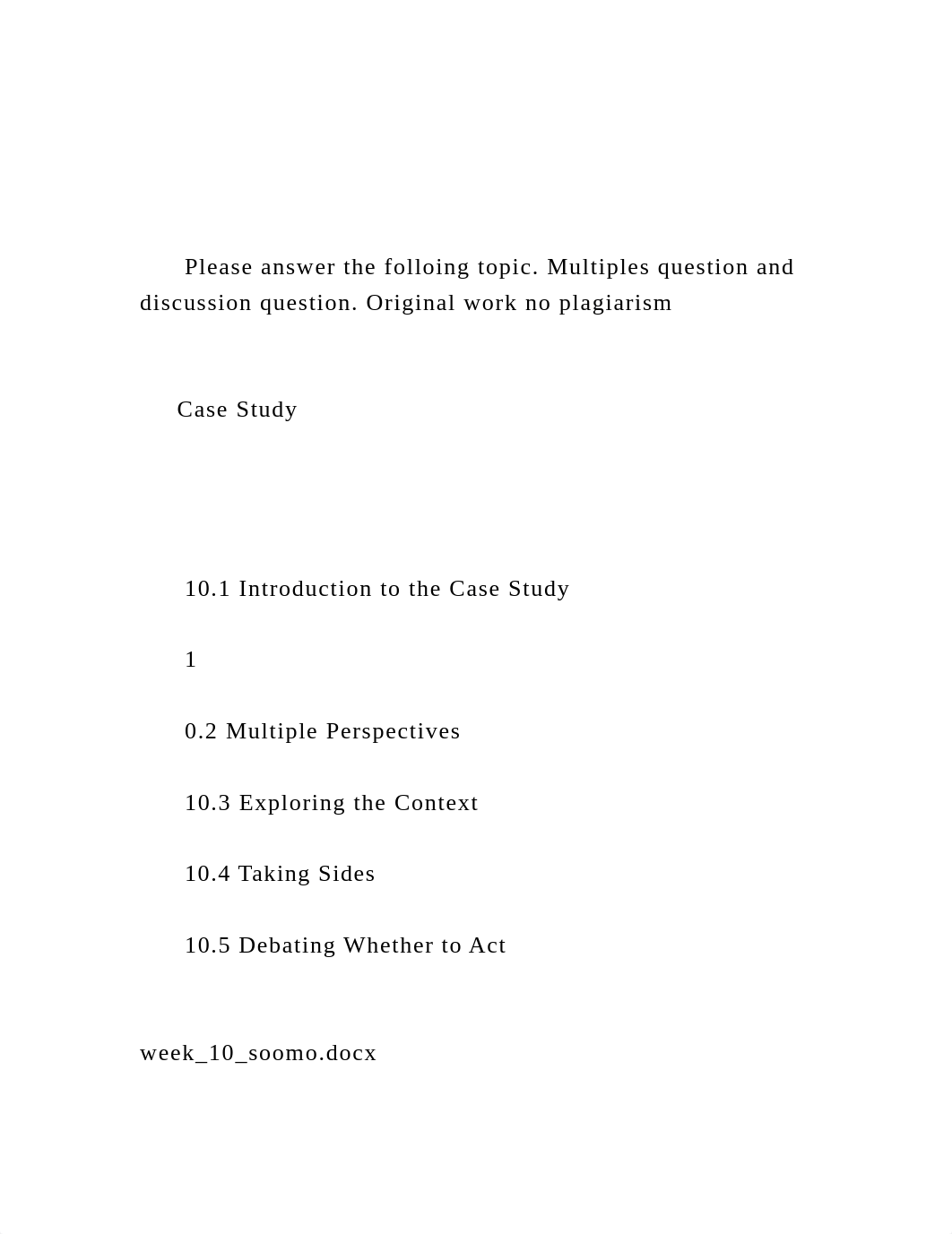 Please answer the folloing topic. Multiples question and .docx_dysowhqpy3h_page2