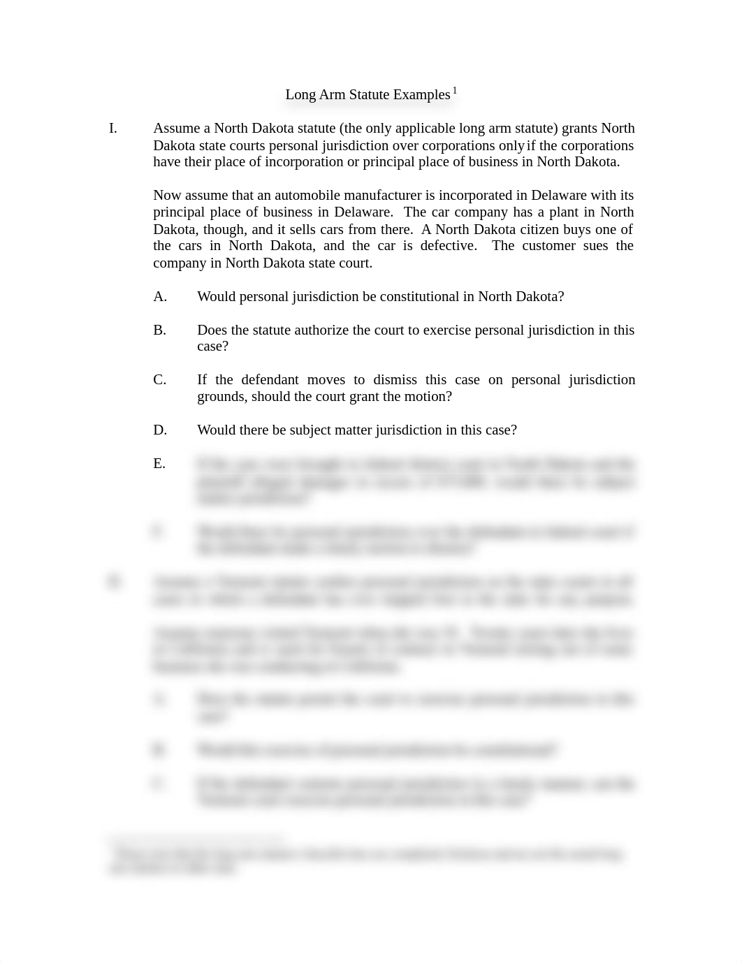 Long Arm Statute Hypos.pdf_dysyhm7hihn_page1