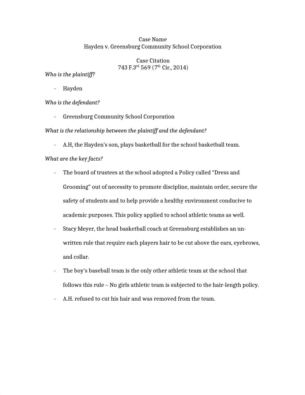 Hayden v Greensburg Case Brief.docx_dyszowj0buu_page1