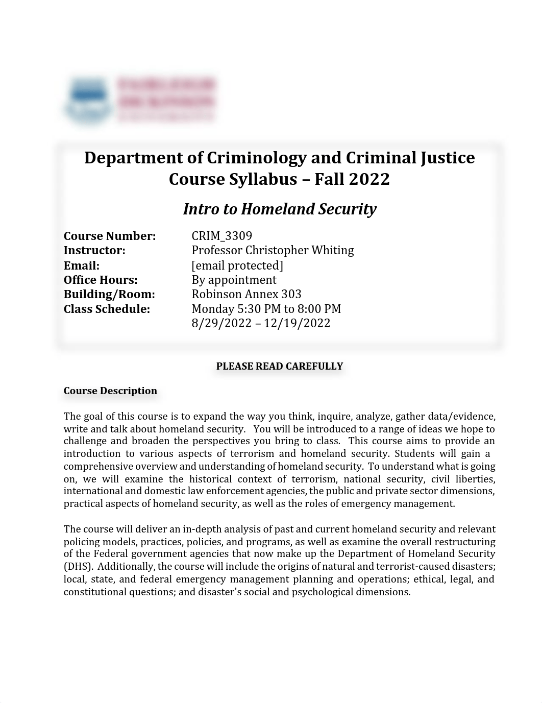 CRIM_3309_51 Intro to Homeland Security.pdf_dyt8l3jbku1_page1