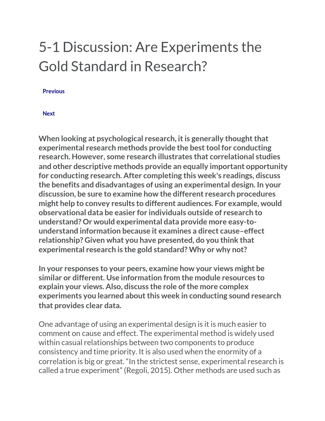 5-1 Discussion_ Are Experiments the Gold Standard in Research_.docx_dyt94sdvgio_page1