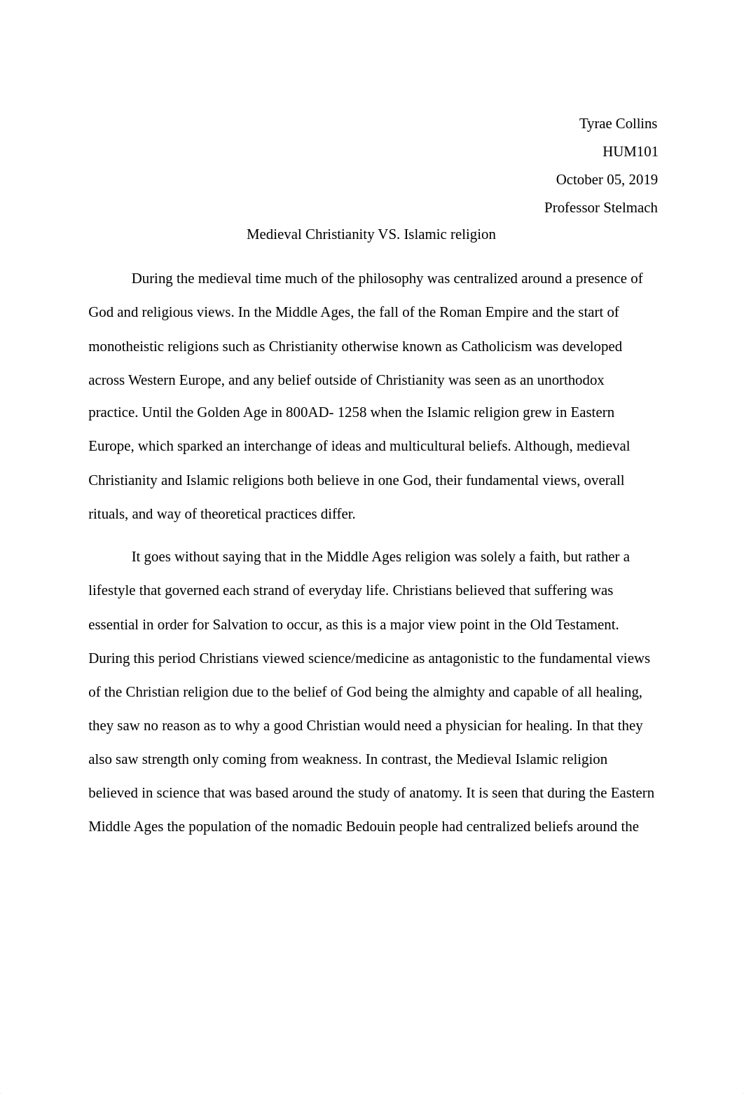 HUM 101 lesson 5 writting paper.docx_dyt9m3q4503_page1