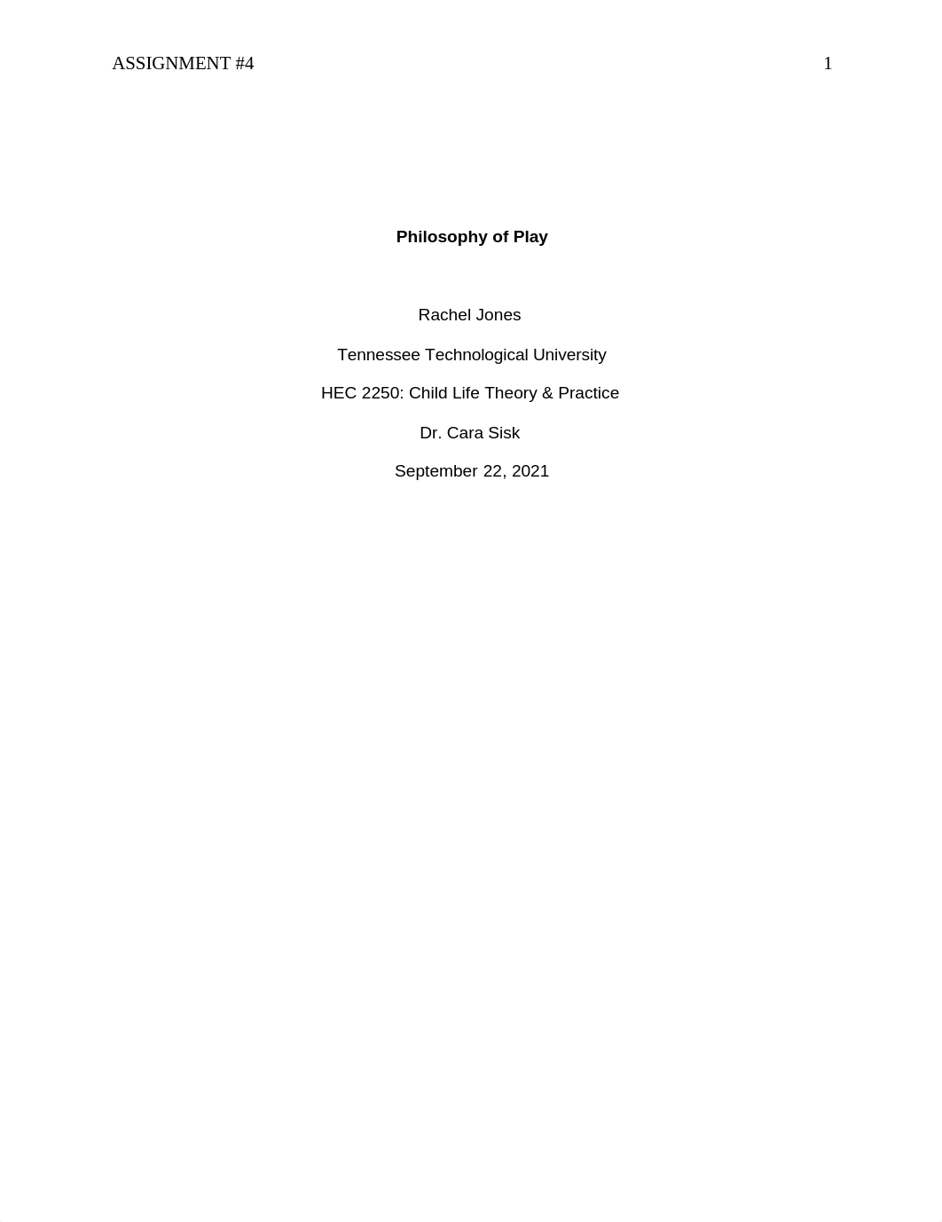 Assignment #6) Philosophy of Play Response.docx_dytk8f52ias_page1