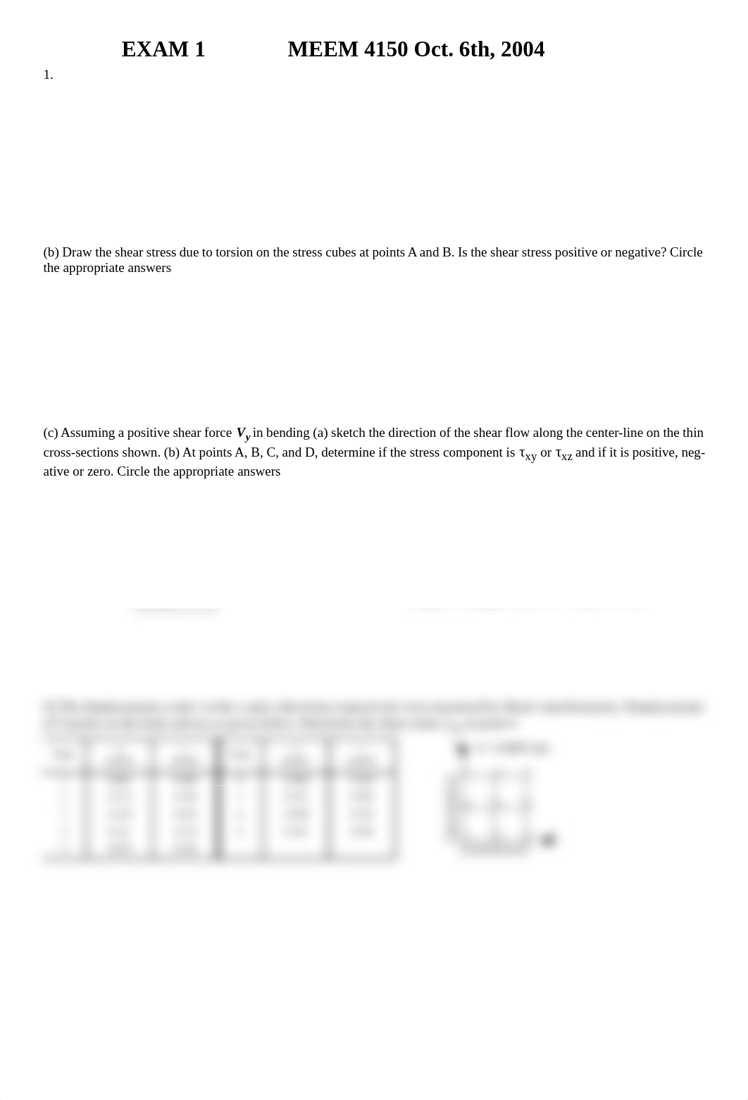 Exam 1 Fall 2004 on Intermediate Mechanics of Materials_dytu7t5wjpq_page1