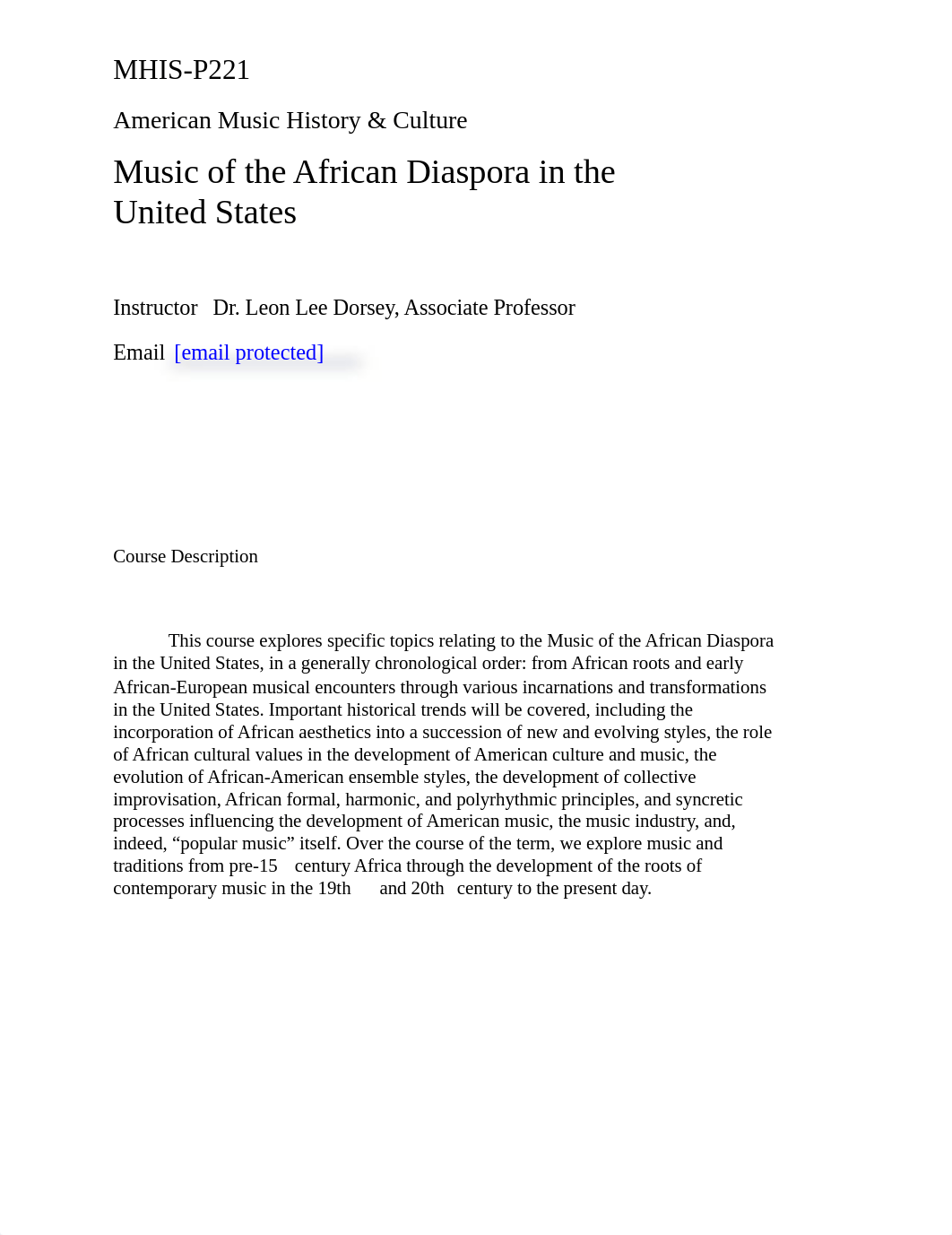 Syllabus - Music of the African Diaspora in the United States.docx_dyty194scds_page1