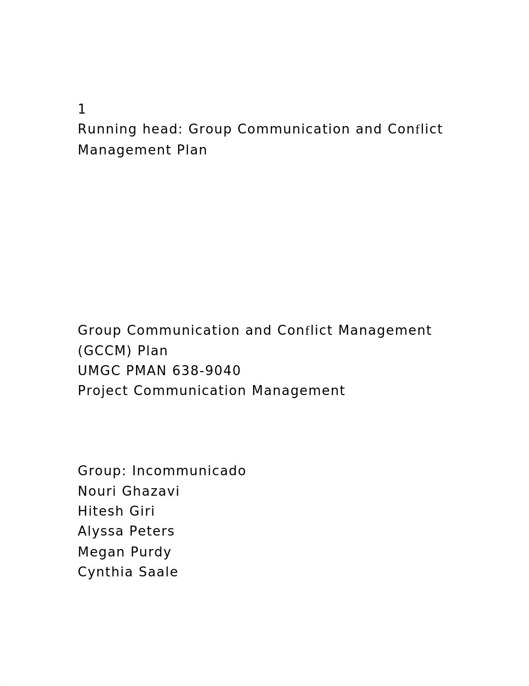 1Running head Group Communication and Conflict Management Plan.docx_dyu323n7c9t_page2