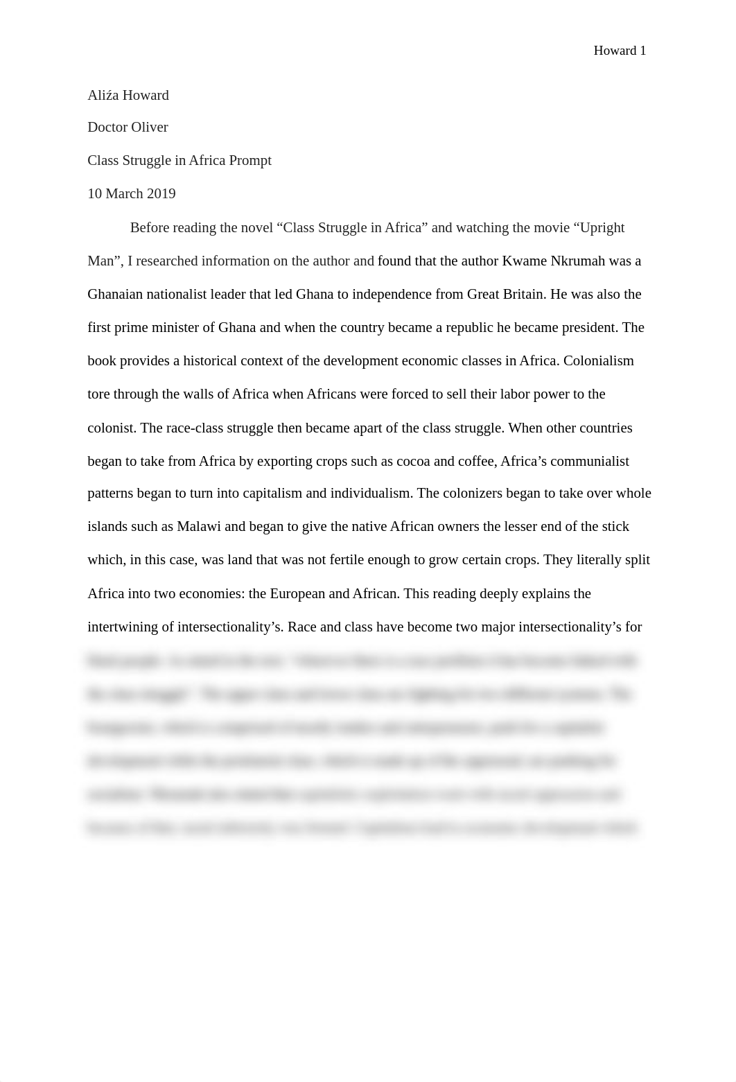 Aliźa Howard- Class Struggle in Africa Prompt.docx_dyuiiguzwwi_page1