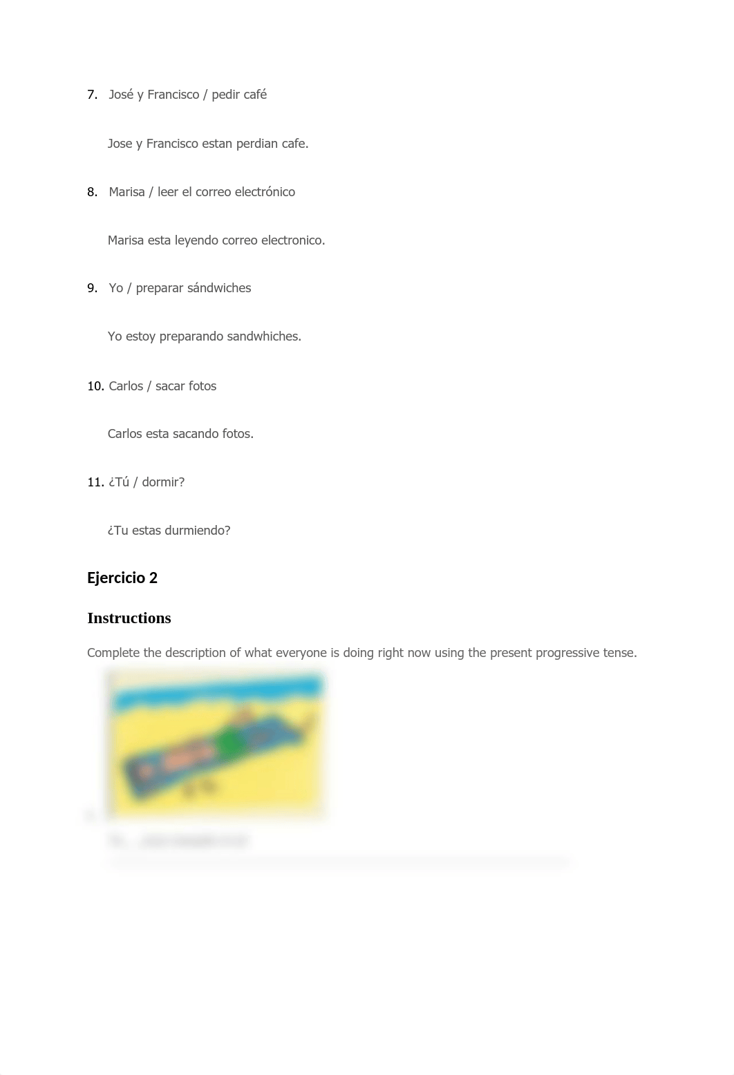 Lauryn Gahkila - Spanish 101 - Chapter 5 - The Progressive Tense Practice.docx_dyulxjcj8cn_page2