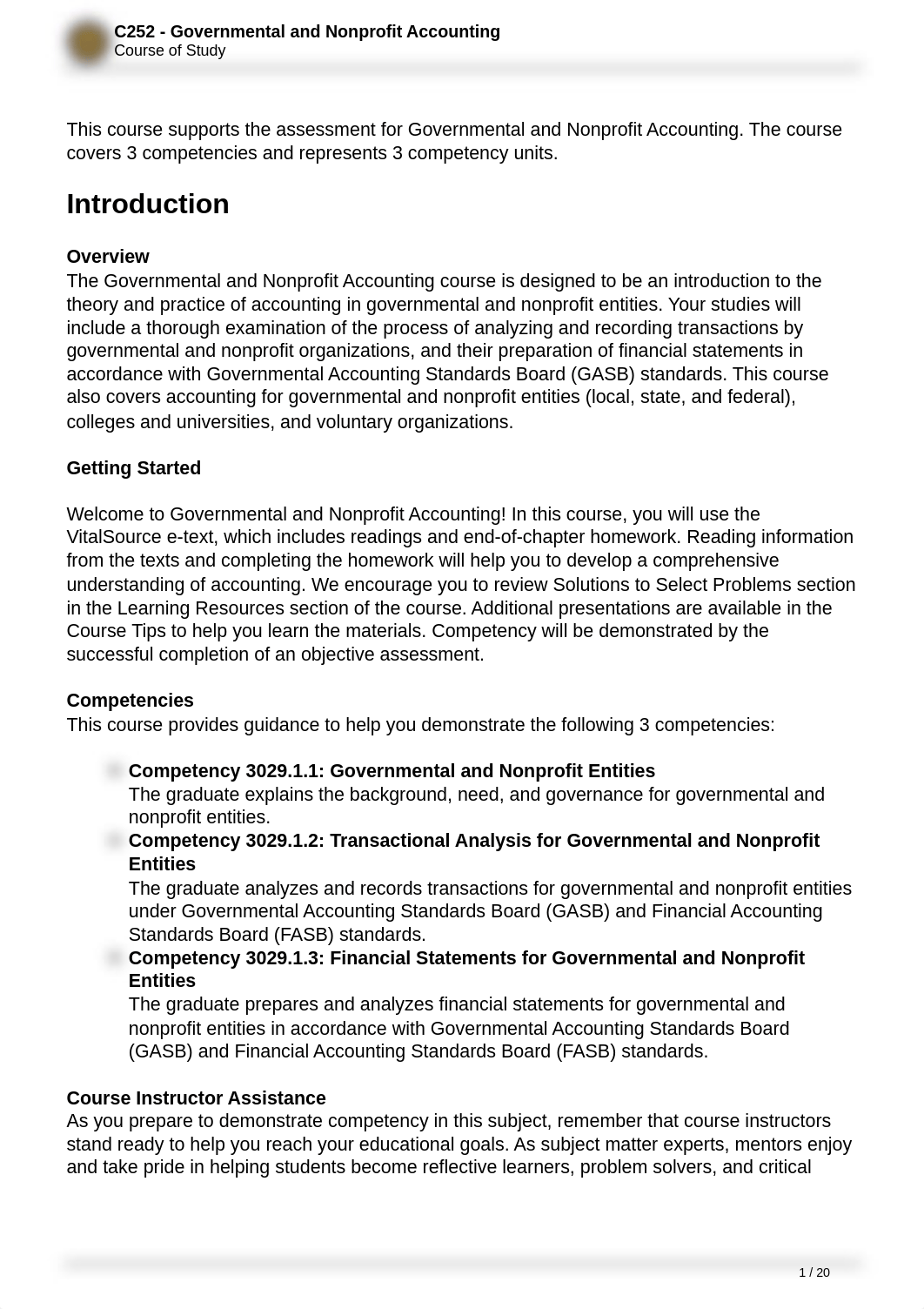 C252 - Course of Study - Governmental and Nonprofit Accounting - 3 CUs.pdf_dyv87k9jgmu_page1