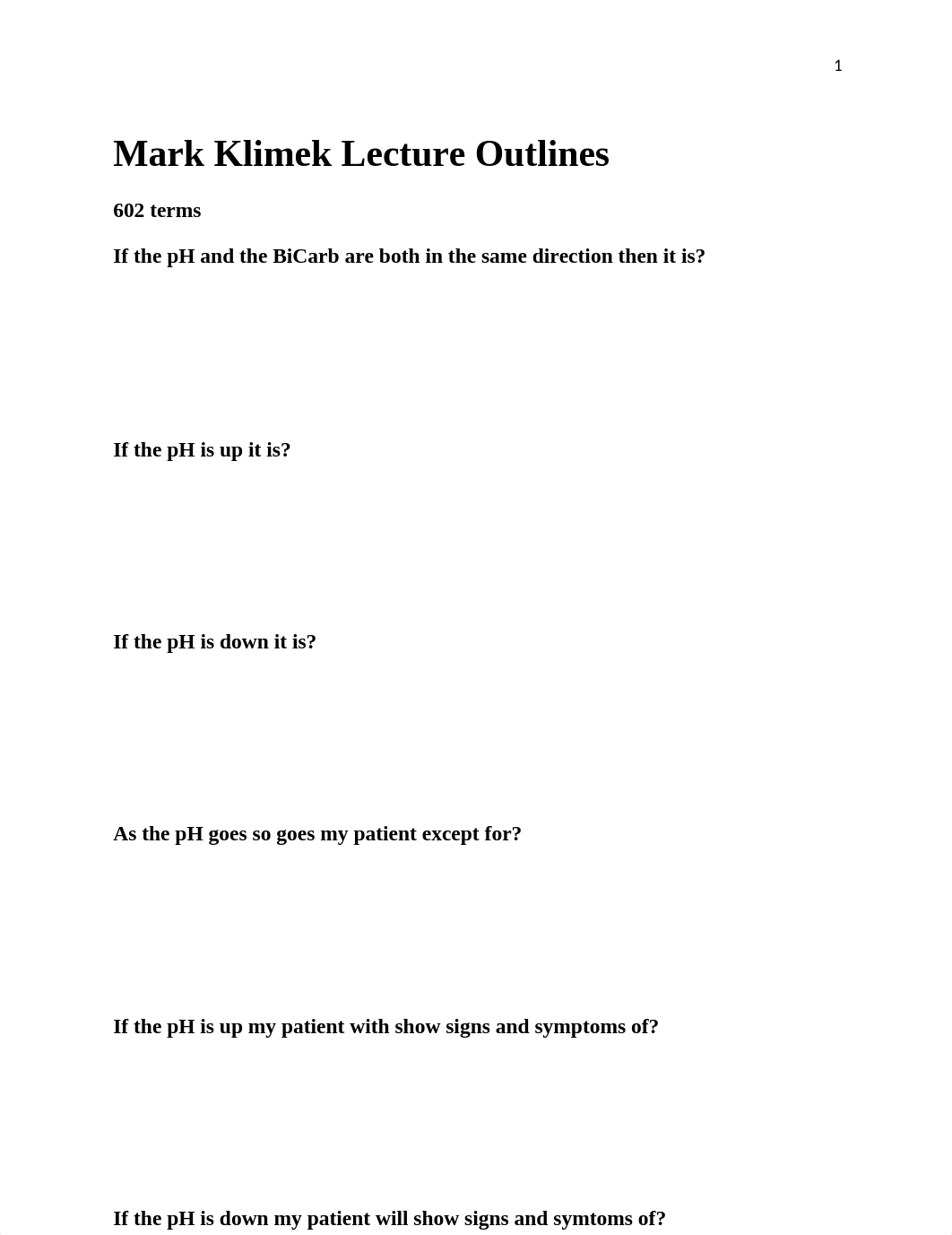 Nsg 261 Med surg Mark Klimek Lecture Outlines-1.docx_dyv8bz0pc6g_page1