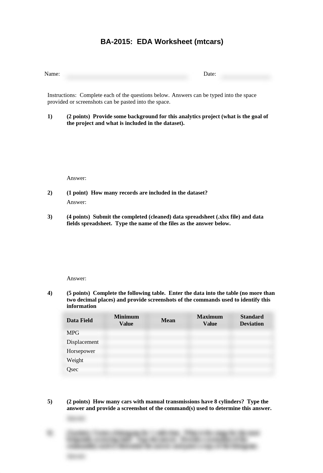 Worksheet - EDA - mtcars.docx_dyv96kl27z8_page1