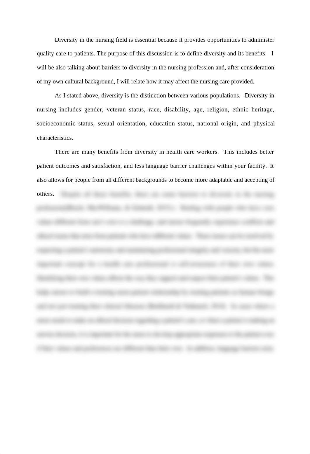 M4 A7 DB NURSES DIVERSE CULTURAL BACKGROUND AND DELIVERY OF HEALTH CARE.docx_dyvh7rcr2hu_page1