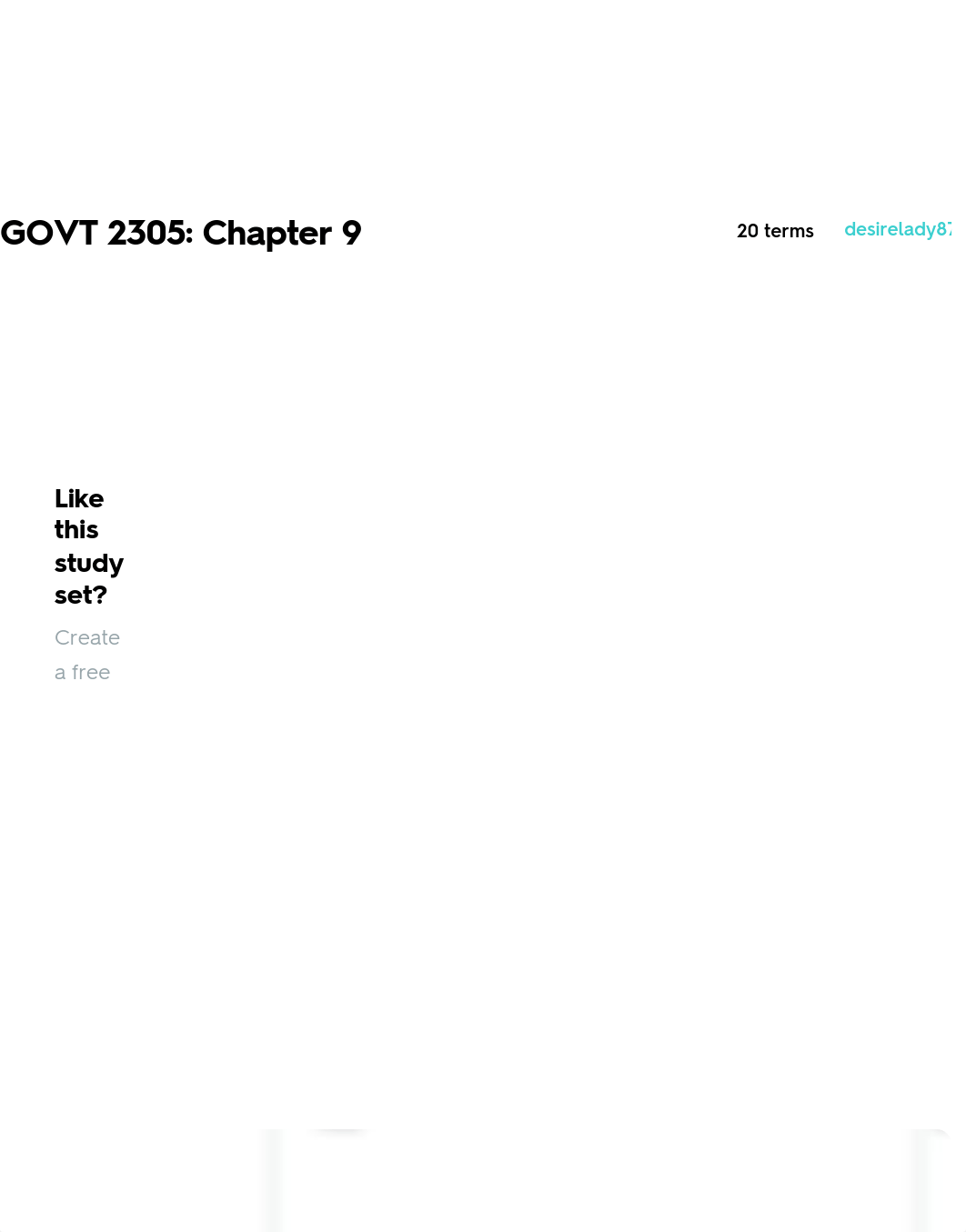 GOVT 2305: Chapter 9 Flashcards | Quizlet_dyvne4sse8k_page1