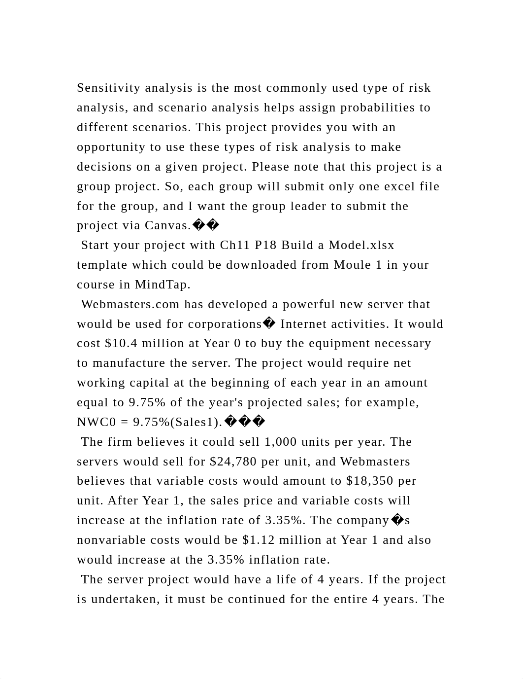 Sensitivity analysis is the most commonly used type of risk analysis.docx_dyw2p4fdtzu_page2