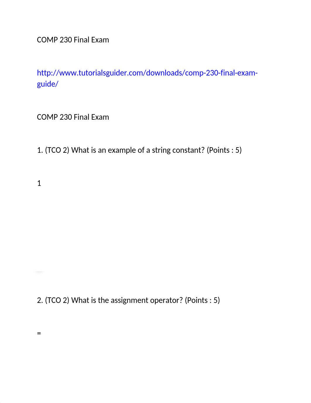 264561394-COMP-230-Final-Exam 1_dyw8kfjcf4k_page1