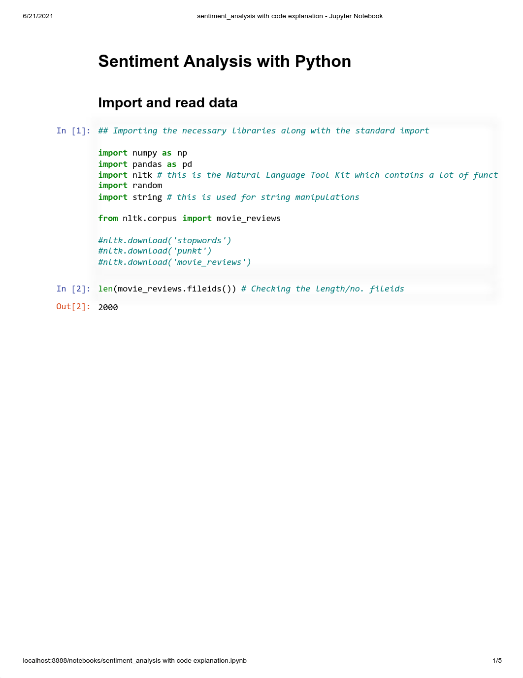 sentiment_analysis with code explanation - Jupyter Notebook.pdf_dyweplcxmla_page1