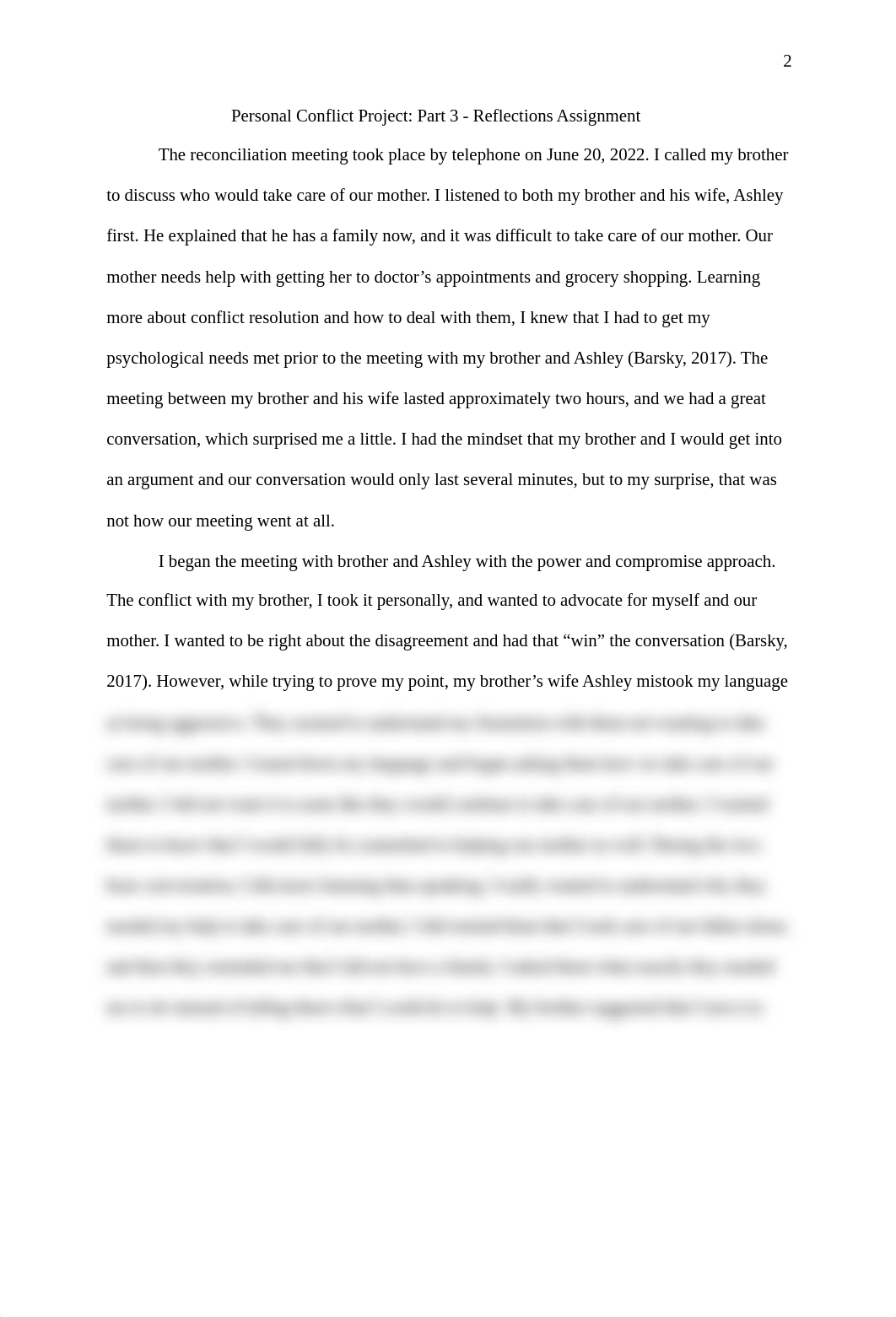 Personal Conflict Project Part 3 - Reflections Assignment.docx_dywhffhwkvp_page2