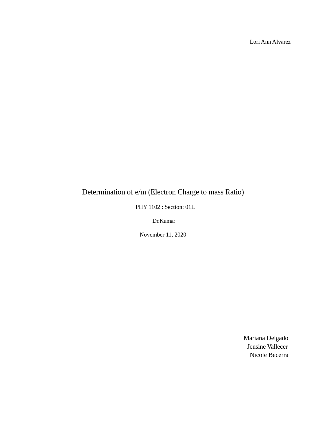 Determination of Electron Charge to  Mass Ratio Lab.doc_dywibxaumre_page1