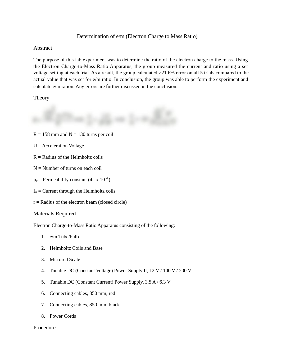 Determination of Electron Charge to  Mass Ratio Lab.doc_dywibxaumre_page2