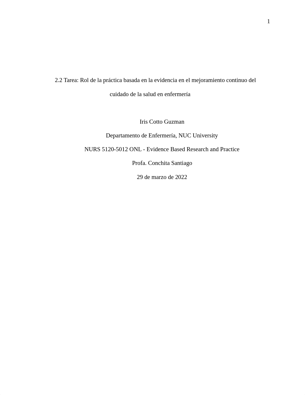 2.2 Tarea Rol de la práctica basada en la evidencia en el mejoramiento continuo del cuidado de la sa_dyx6j2uj42v_page1