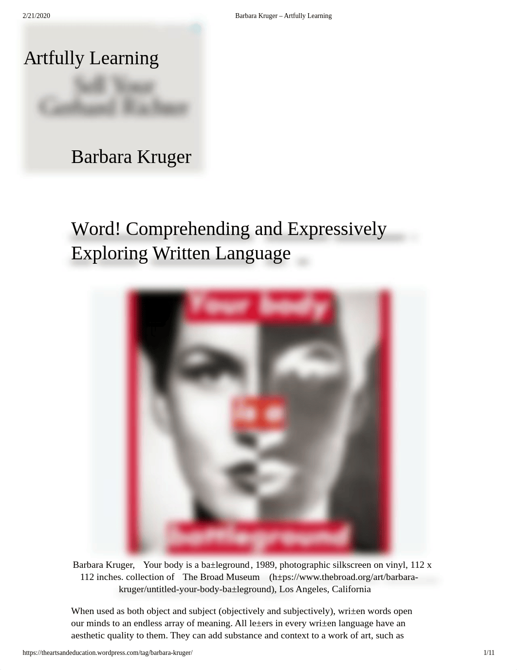 Barbara Kruger - Artfully Learning.pdf_dyx754sohve_page1