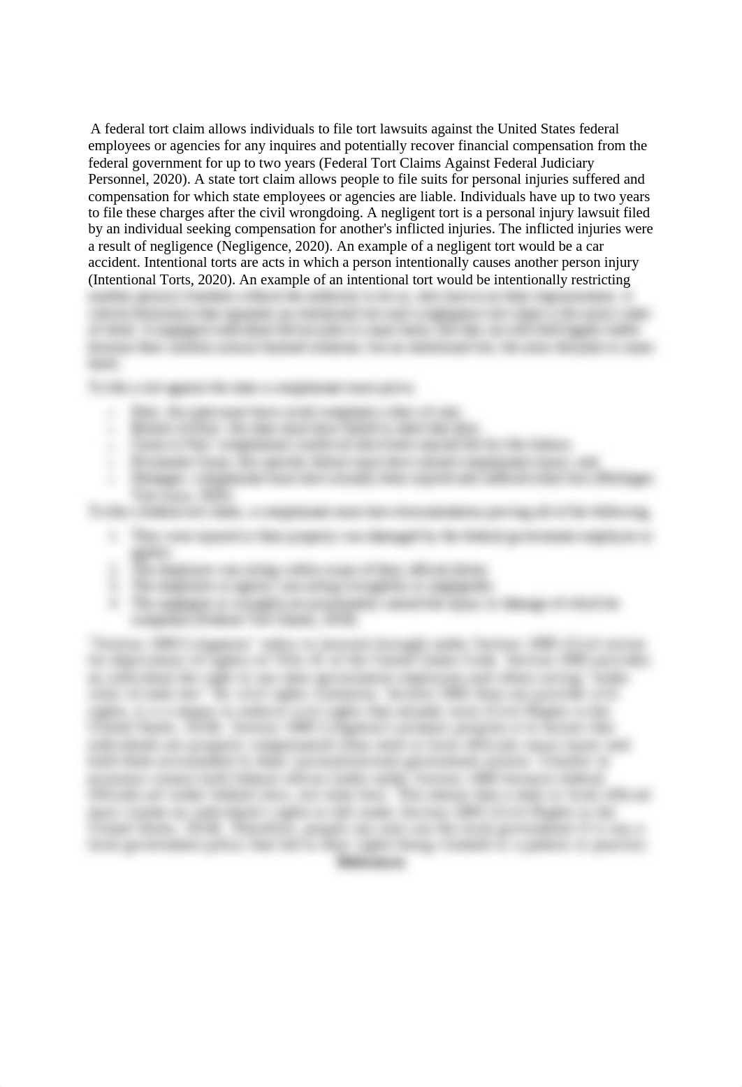 A federal tort claim allows individuals to file tort lawsuits against the United States federal empl_dyxed8in1xj_page1