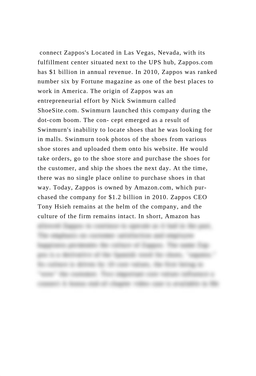 connect Zapposs Located in Las Vegas, Nevada, with its fulfillme.docx_dyxi9v0n5ep_page2