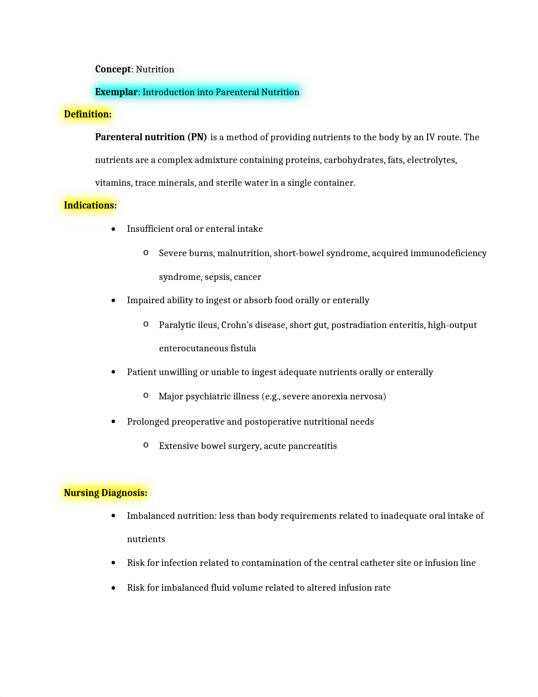 Into to Parenteral Nutrition.doc_dyxwpbhusem_page1