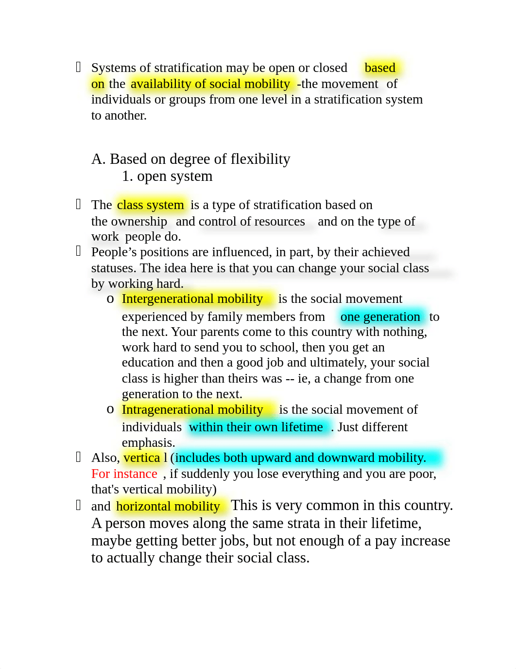 Notes to Social Class and Stratification.docx_dyxx383h200_page2