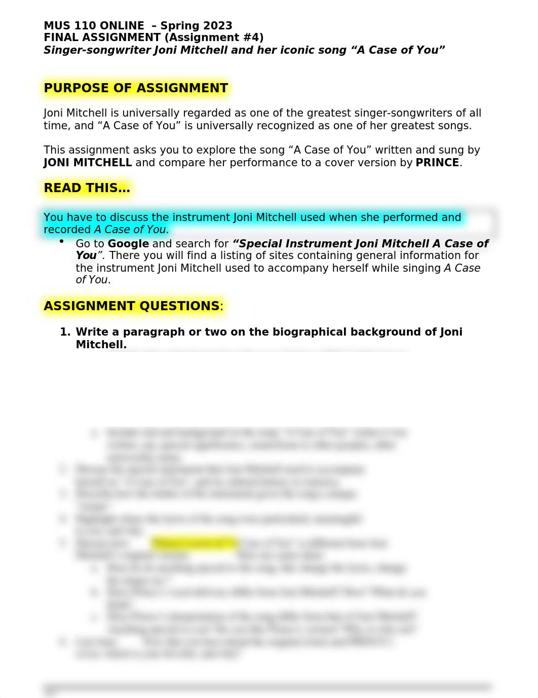 Assignment #4 - Joni Mitchell song A Case of You.docx_dyy4cpig9m5_page1