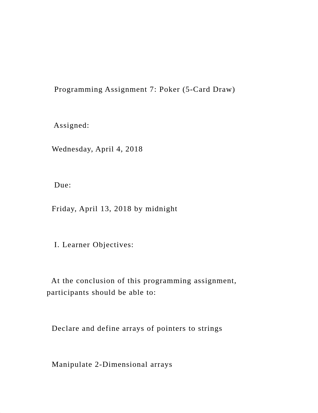 Programming Assignment 7 Poker (5-Card Draw)     Assign.docx_dyy54ykvt4r_page2