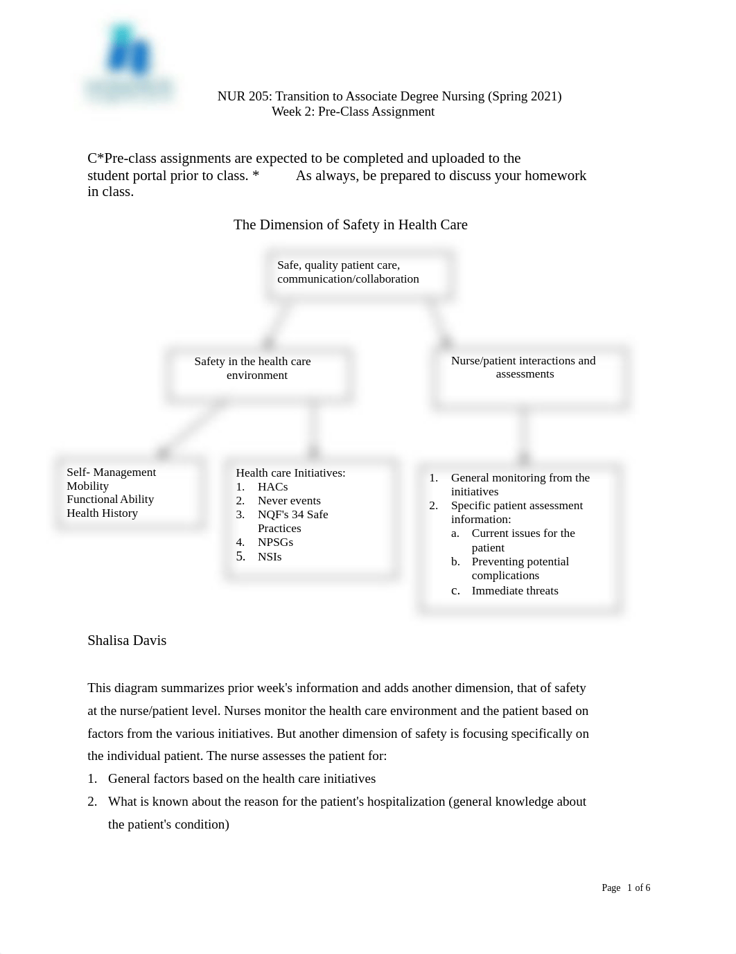 NUR 205-Week 2 Pre-Class Homework Assignment.docx_dyyfaa3jrhw_page1