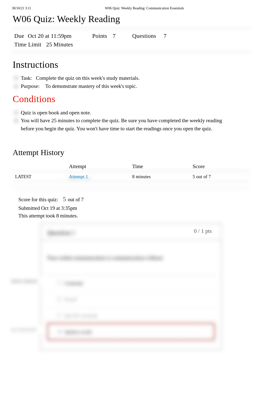 W06 Quiz_ Weekly Reading_ Communication Essentials.pdf_dyyw5d6q4kp_page1