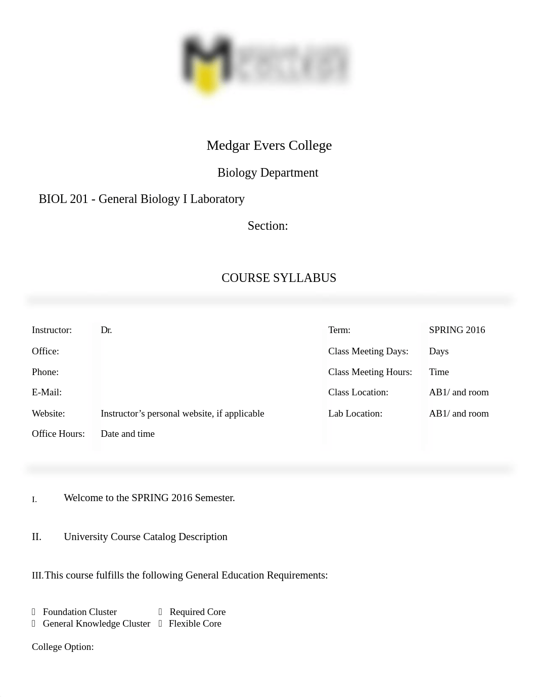 BIOL 201 -Gen Bio  I  Lab-MEC Syllabus 2016.doc_dyyzc6wecha_page1