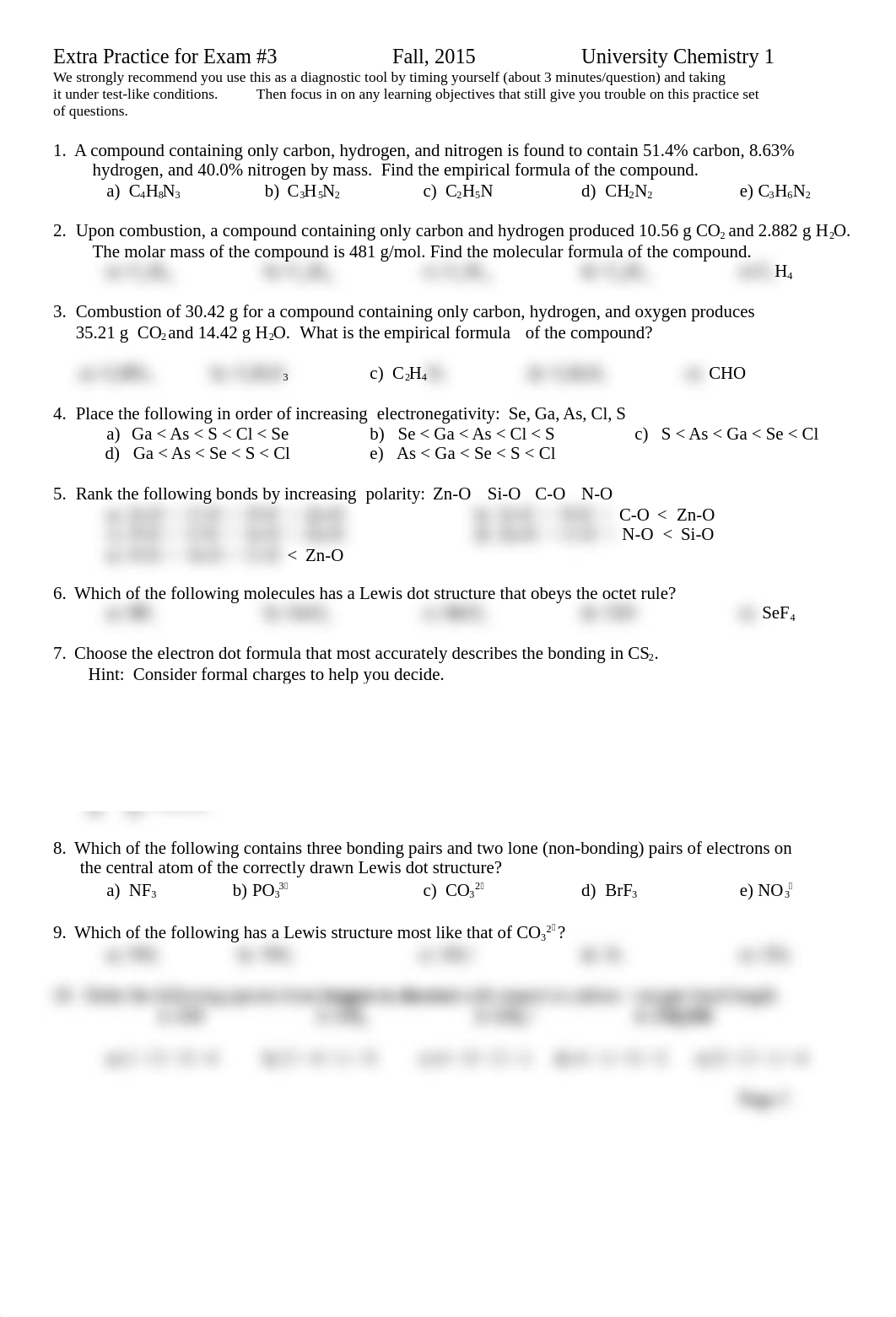 Practice Material for EXAM 3 Fall 2015 with MO diagram.docx_dyz80pctzxd_page1