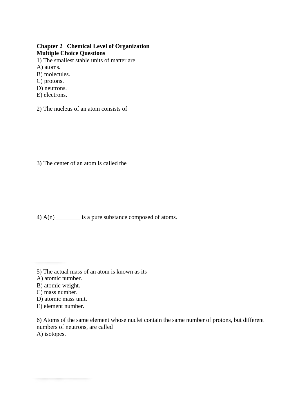 Chapter 2   Review 2 (P)Chemical Level of Organization.docx_dyz8mn5xchv_page1