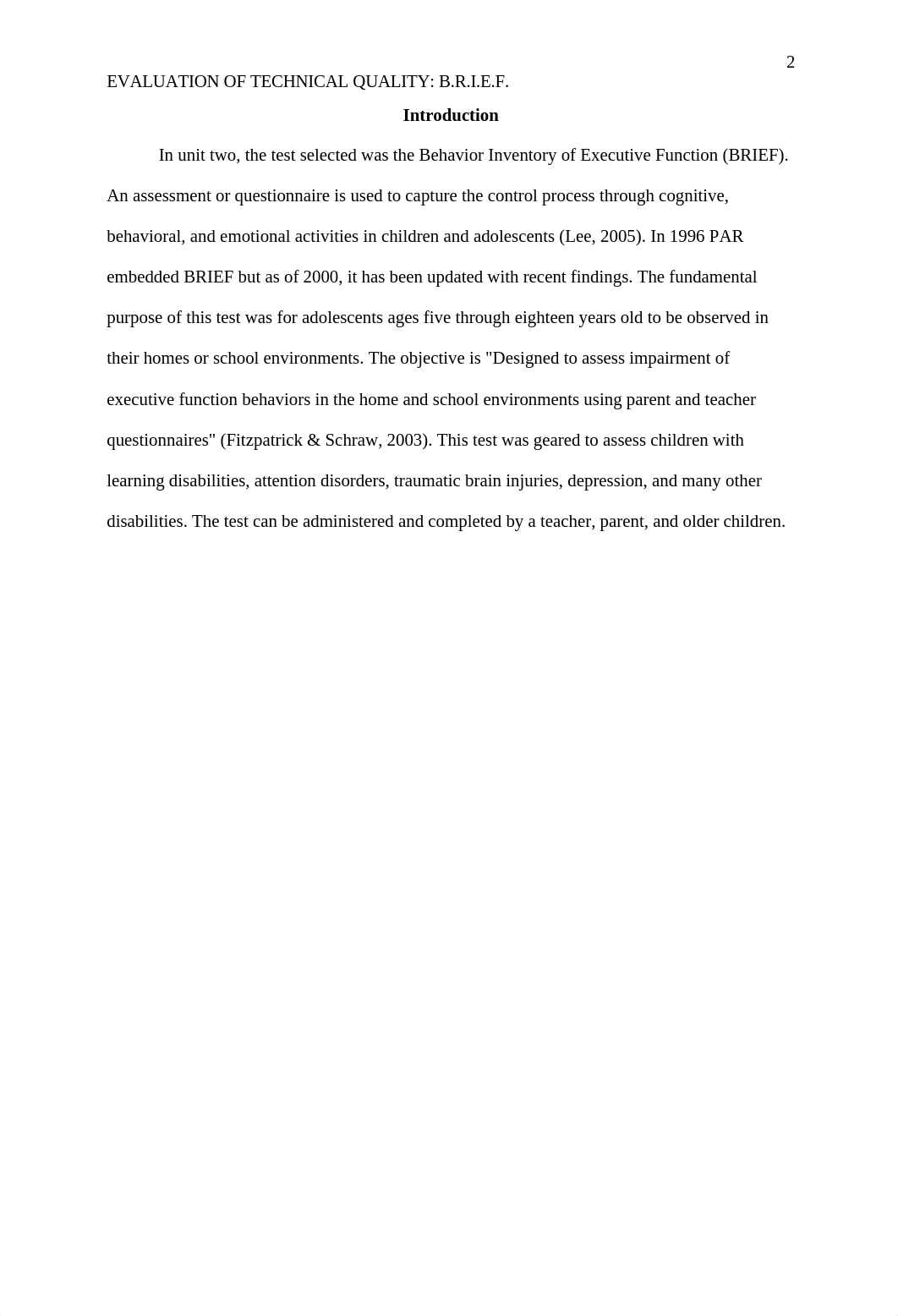 Evaluation of Technical Quality Behavior Rating Inventory of Executive Function.docx_dyzl0tlksct_page2