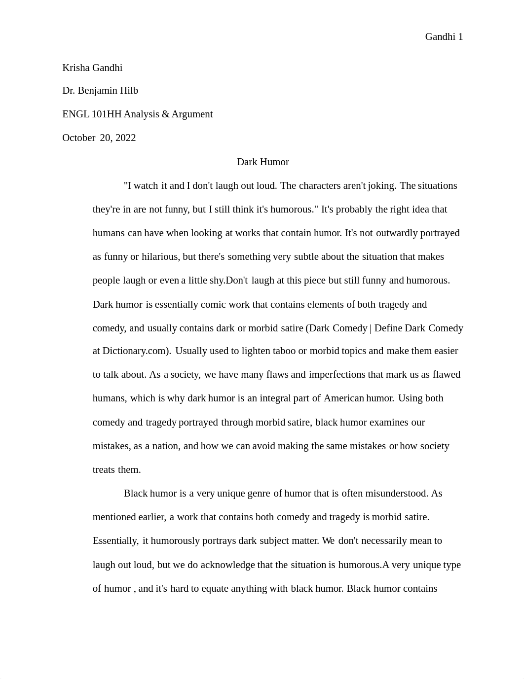 Dark Humor Essay.docx_dyzvn8os1ek_page1