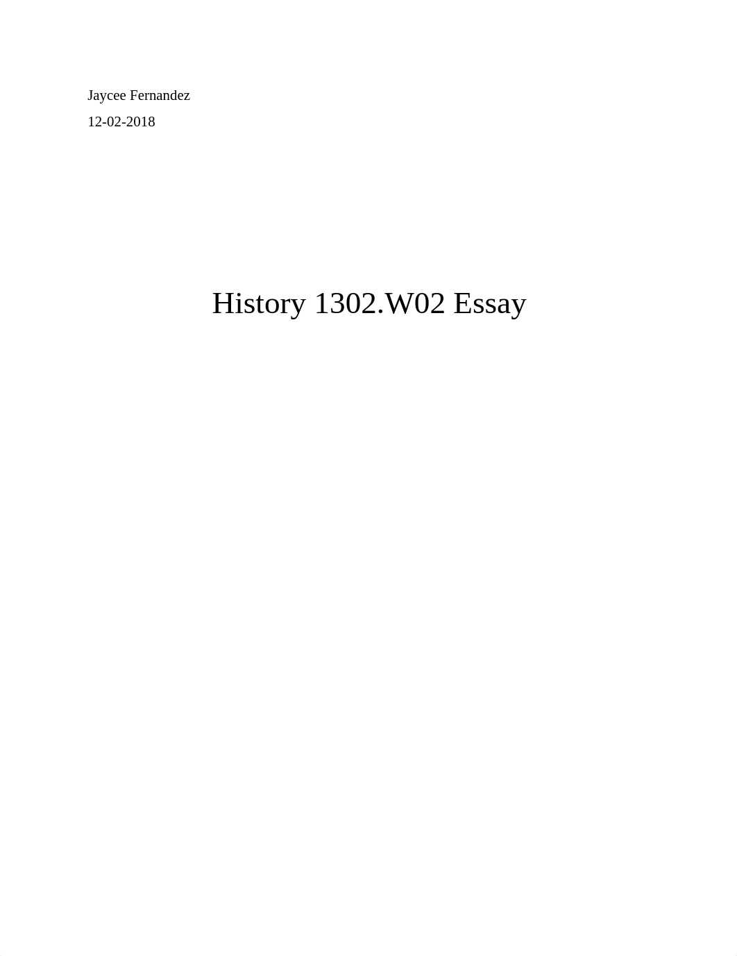 HISTORY ESSAY-Jaycee Fernandez.docx_dz0442soj3w_page1