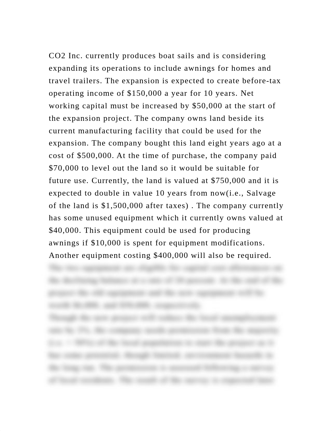 CO2 Inc. currently produces boat sails and is considering expanding .docx_dz0sz4vser3_page2