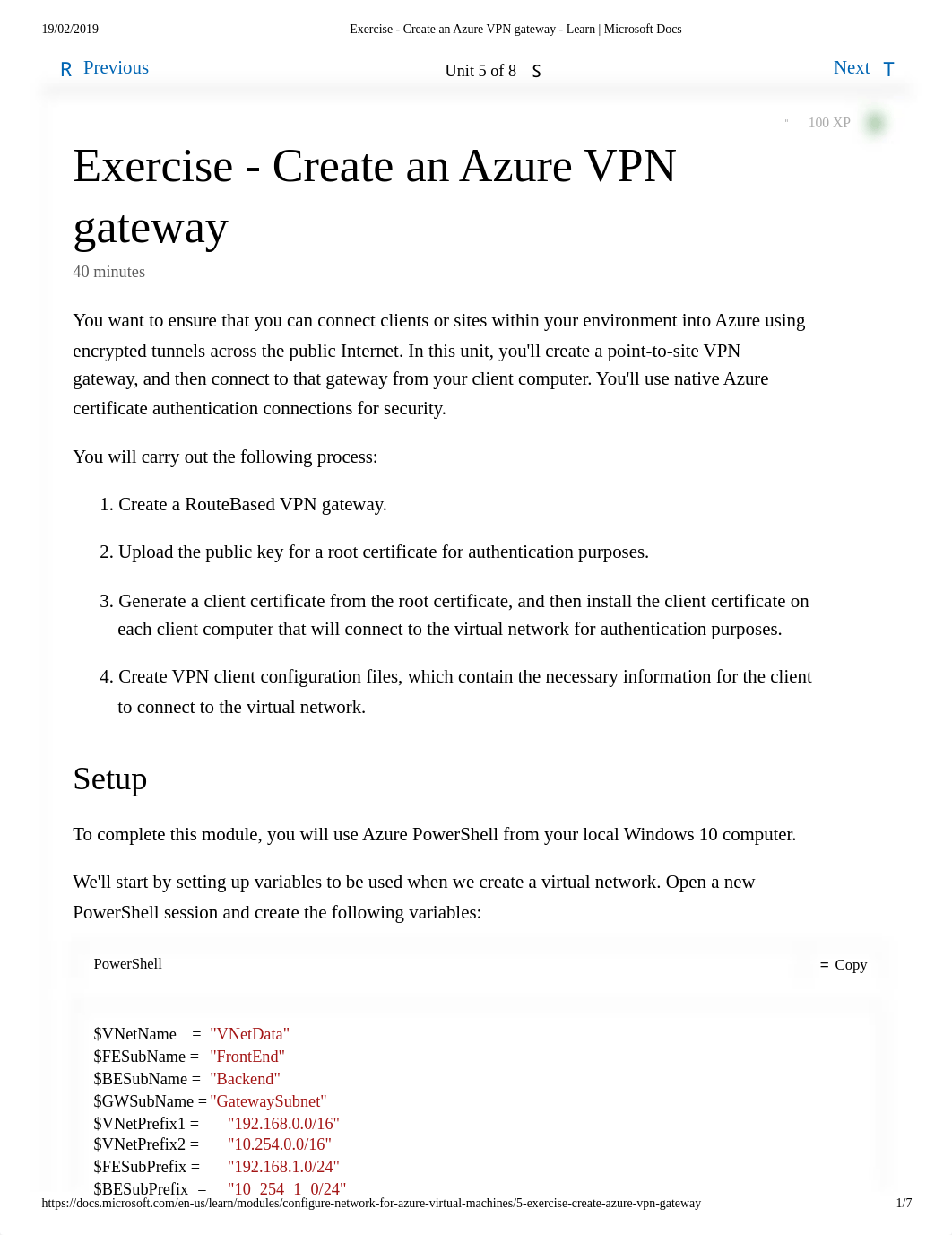 Exercise - Create an Azure VPN gateway - Learn _ Microsoft Docs.pdf_dz10nvn6394_page1