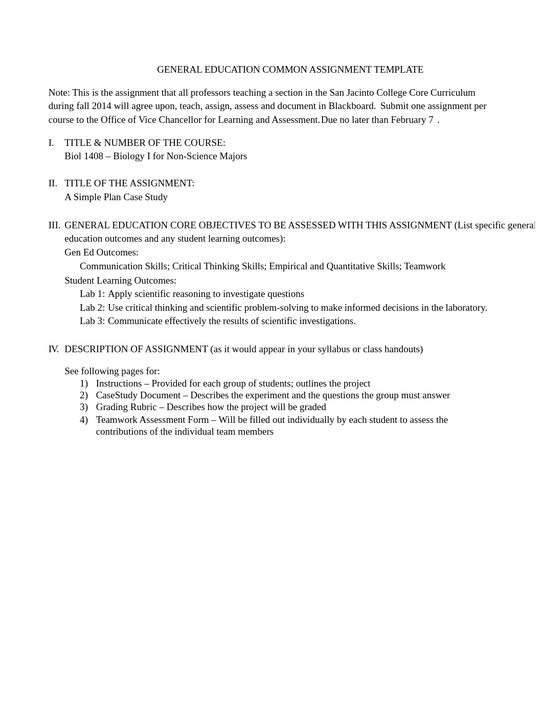 BIOL 1308 (nonmajors) Gen Ed Common Assignment.docx_dz1hbselpvj_page1