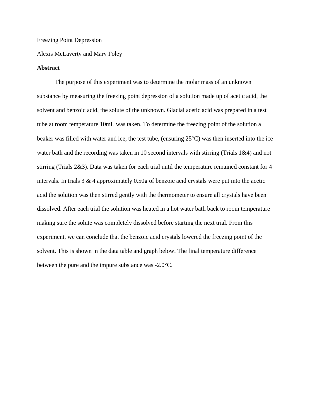 Freezing Point Depression Lab Report.docx_dz1ogtjnfnt_page1