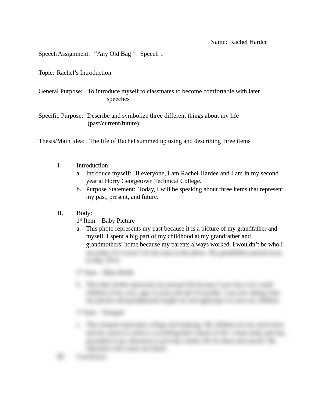 Any Old Bag - Speech Outline.docx_dz2bav4tjee_page1