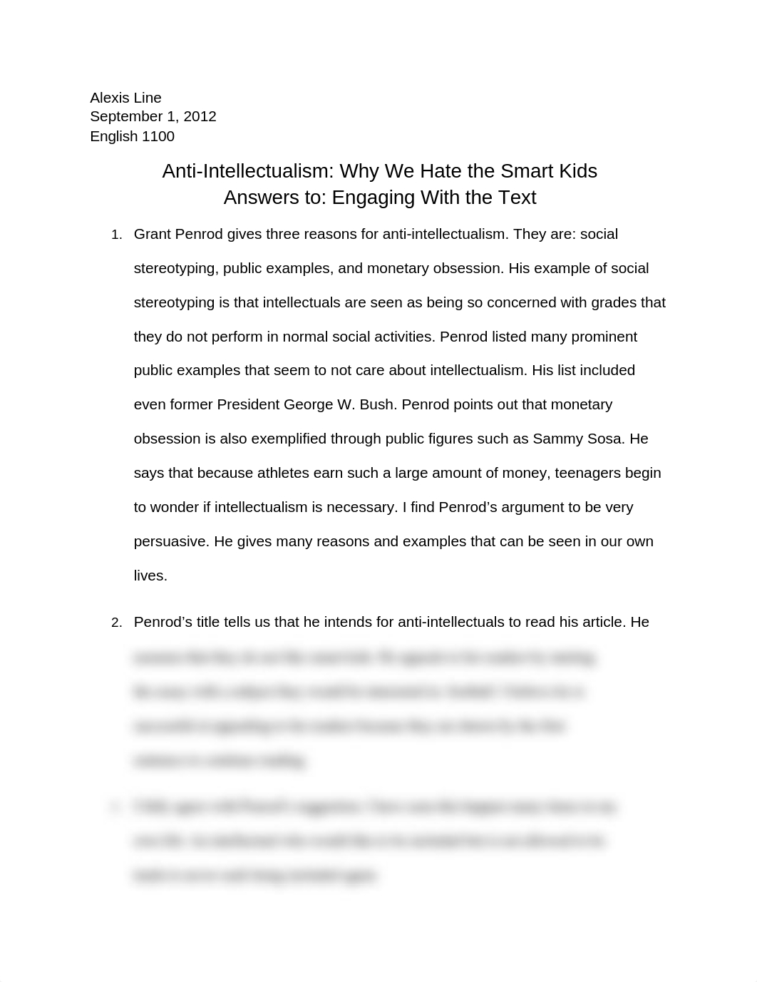 Answer to Engaging With the Text questions for Anti-Intellectualism article_dz2eub00vf8_page1