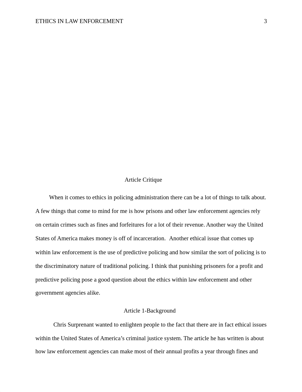 Article Critique_ Police Ethnocentricity, Subculture, and Historical Evolution Assignment.pdf_dz2fydtj489_page3